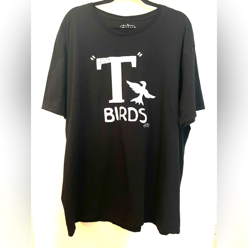 Grease Black T-Shirt with T-Bird Graphics